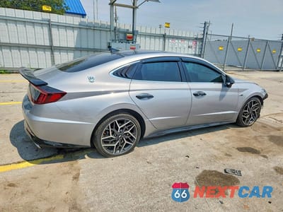 Trzecie zdjęcie samochodu z tyłu: 2023 HYUNDAI SONATA N LINE VIN:KMHL14JC8PA327059 - miniatura