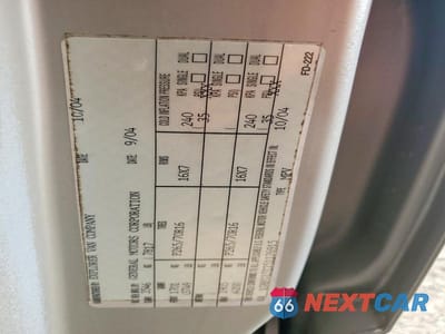 Zdjęcie 13 z 13 samochodu: 2005 CHEVROLET EXPRESS G1500 VIN:1GBFG15T251126915 - miniatura