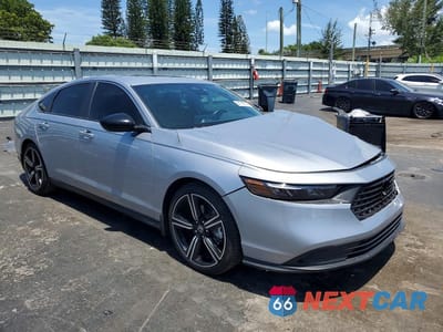 Czwarte zdjęcie samochodu z boku: 2023 HONDA ACCORD HYBRID SPORT VIN:1HGCY2F52PA063529 - miniatura