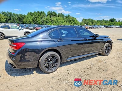 Trzecie zdjęcie samochodu z tyłu: 2019 BMW 740 XI VIN:WBA7E4C57KGV70292 - miniatura