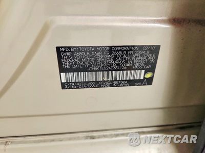 Zdjęcie 12 z 12 samochodu: 2010 LEXUS ES 350 VIN:JTHBK1EG2A2381126 - miniatura