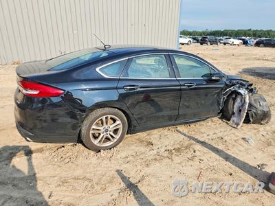 Trzecie zdjęcie samochodu z tyłu: 2018 FORD FUSION SE VIN:3FA6P0HD9JR192765 - miniatura