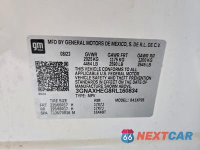 Zdjęcie 14 z 14 samochodu: 2024 CHEVROLET EQUINOX LS VIN:3GNAXHEG8RL160834 - miniatura