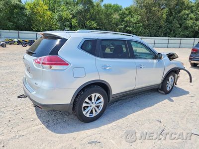 Trzecie zdjęcie samochodu z tyłu: 2015 NISSAN ROGUE SV VIN:KNMAT2MT9FP551135 - miniatura