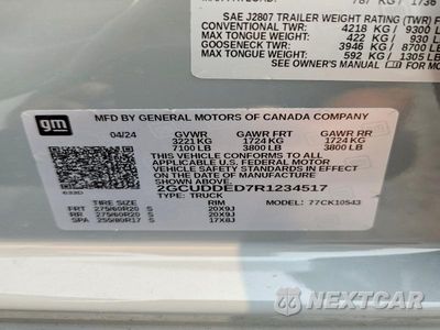 Zdjęcie 12 z 12 samochodu: 2024 CHEVROLET SILVERADO K1500 LT VIN:2GCUDDED7R1234517 - miniatura