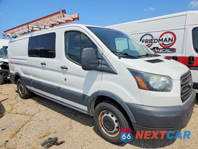 Czwarte zdjęcie samochodu z boku: 2015 FORD TRANSIT T-150 VIN:1FTYE9ZM4FKA33319 - miniatura