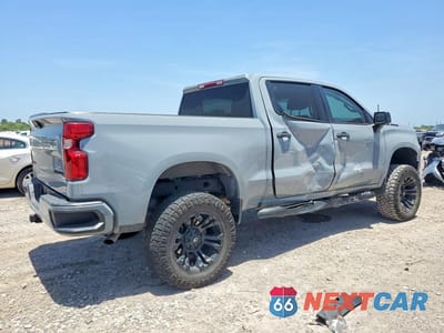 Trzecie zdjęcie samochodu z tyłu: 2024 CHEVROLET SILVERADO C1500 CUSTOM VIN:3GCPABEK6RG355474 - miniatura