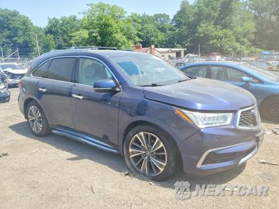Czwarte zdjęcie samochodu z boku: 2018 ACURA MDX TECHNOLOGY VIN:5J8YD4H52JL028611 - miniatura