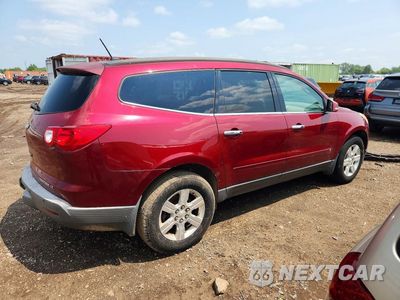 Trzecie zdjęcie samochodu z tyłu: 2010 CHEVROLET TRAVERSE LT VIN:1GNLVGED8AS122752 - miniatura