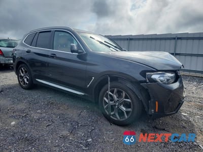Czwarte zdjęcie samochodu z boku: 2023 BMW X3 XDRIVE30I VIN:WBX57DP03PN211353 - miniatura