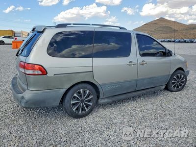 Trzecie zdjęcie samochodu z tyłu: 2001 TOYOTA SIENNA CE VIN:4T3ZF19CX1U398422 - miniatura