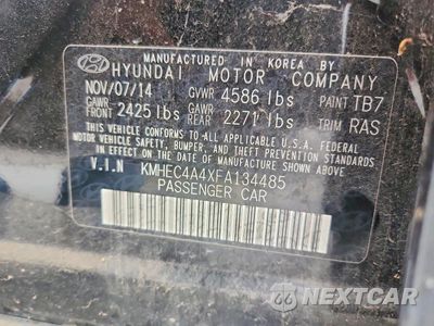 Zdjęcie 12 z 12 samochodu: 2015 HYUNDAI SONATA HYBRID BASE VIN:KMHEC4A4XFA134485 - miniatura