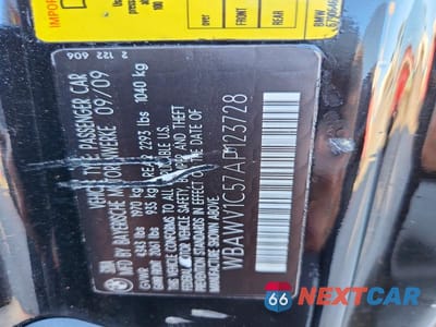 Zdjęcie 13 z 13 samochodu: 2010 BMW 328 I SULEV VIN:WBAWV1C57AP123728 - miniatura