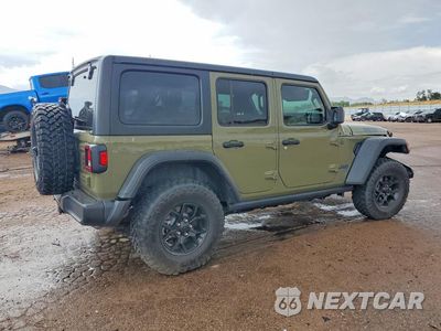 Trzecie zdjęcie samochodu z tyłu: 2025 JEEP WRANGLER SPORT 4XE VIN:1C4RJXN68SW596419 - miniatura