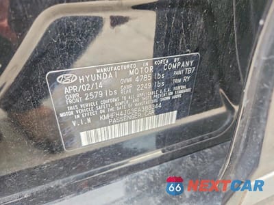 Zdjęcie 13 z 13 samochodu: 2014 HYUNDAI AZERA LIMITED VIN:KMHFH4JG3EA388344 - miniatura