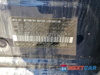 Zdjęcie 13 z 13 samochodu: 2020 MITSUBISHI OUTLANDER SE VIN:JA4AZ3A33LZ010181 - miniatura