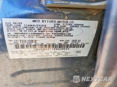 Zdjęcie 12 z 12 samochodu: 2005 MERCURY MONTEGO PREMIER VIN:1MEHM42115G628652 - miniatura