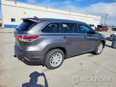 Trzecie zdjęcie samochodu z tyłu: 2016 TOYOTA HIGHLANDER XLE VIN:5TDJKRFH2GS343139 - miniatura