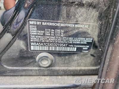 Zdjęcie 12 z 12 samochodu: 2014 BMW 528 XI VIN:WBA5A7C5XED219547 - miniatura
