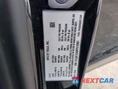 Zdjęcie 12 z 12 samochodu: 2023 TESLA MODEL 3 VIN:5YJ3E1EA0PF510981 - miniatura