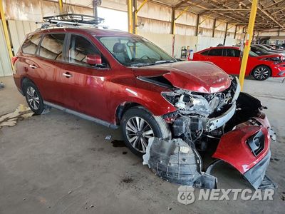 Czwarte zdjęcie samochodu z boku: 2017 NISSAN PATHFINDER SV VIN:5N1DR2MM9HC661788 - miniatura