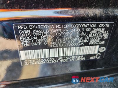 Zdjęcie 12 z 12 samochodu: 2015 LEXUS GS 350 VIN:JTHCE1BL2FA008596 - miniatura