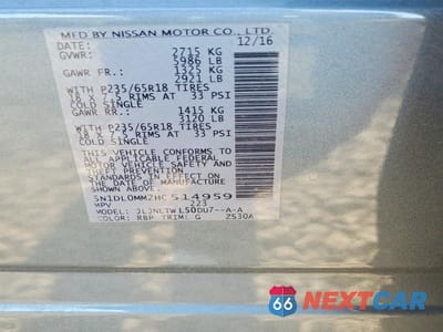 Zdjęcie 13 z 13 samochodu: 2017 INFINITI QX60 BASE VIN:5N1DL0MM2HC514959 - miniatura