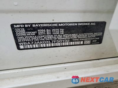 Zdjęcie 12 z 12 samochodu: 2020 BMW 228XI VIN:WBA73AK0XL7F50102 - miniatura