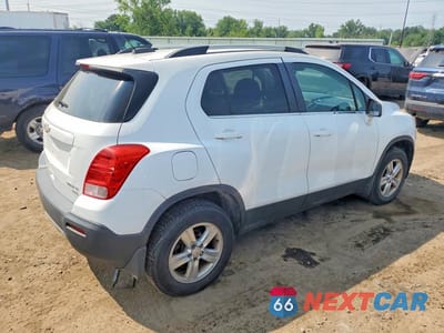 Trzecie zdjęcie samochodu z tyłu: 2015 CHEVROLET TRAX 1LT VIN:KL7CJRSB1FB173579 - miniatura
