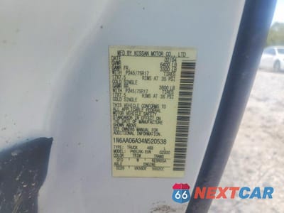 Zdjęcie 12 z 12 samochodu: 2004 NISSAN TITAN XE/SE/LE VIN:1N6AA06A34N520538 - miniatura