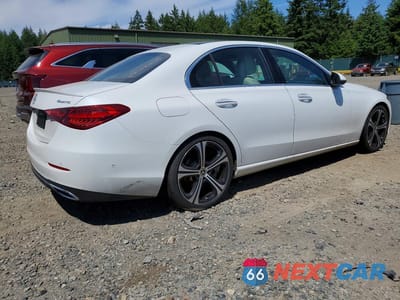 Trzecie zdjęcie samochodu z tyłu: 2022 MERCEDES-BENZ C 300 4MATIC VIN:W1KAF4HB4NR018493 - miniatura