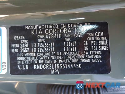 Zdjęcie 13 z 13 samochodu: 2025 KIA NIRO WIND VIN:KNDCR3L15S5144450 - miniatura