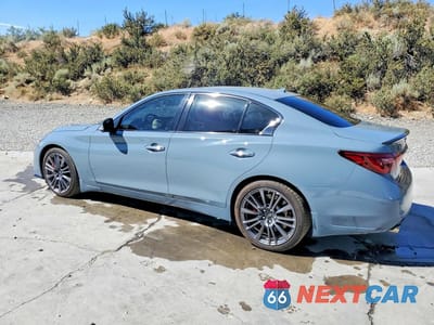Drugie zdjęcie samochodu z przodu: 2022 INFINITI Q50 RED SPORT 400 VIN:JN1FV7DP9NM370278 - miniatura
