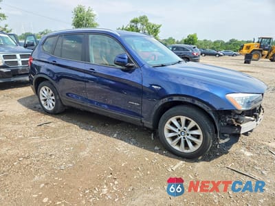 Czwarte zdjęcie samochodu z boku: 2016 BMW X3 XDRIVE28I VIN:5UXWX9C59G0D93509 - miniatura