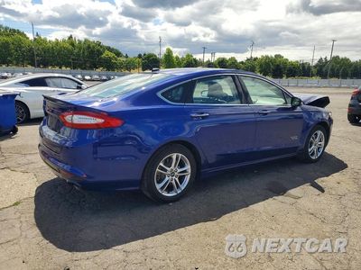Trzecie zdjęcie samochodu z tyłu: 2016 FORD FUSION TITANIUM PHEV VIN:3FA6P0SU7GR316470 - miniatura