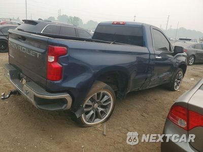 Trzecie zdjęcie samochodu z tyłu: 2022 CHEVROLET SILVERADO C1500 VIN:3GCNAAEK3NG504435 - miniatura
