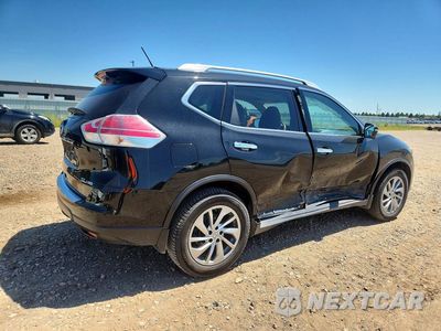 Trzecie zdjęcie samochodu z tyłu: 2015 NISSAN ROGUE SL VIN:5N1AT2MV8FC755509 - miniatura