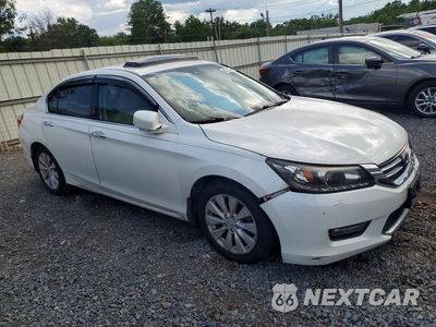 Czwarte zdjęcie samochodu z boku: 2015 HONDA ACCORD EXL VIN:1HGCR3F87FA003483 - miniatura