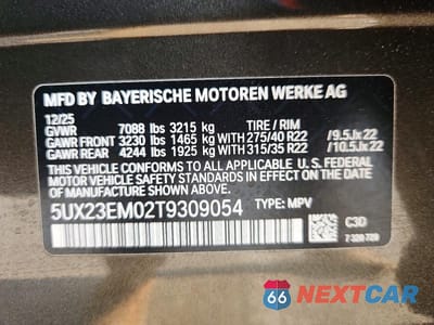 Zdjęcie 14 z 14 samochodu: 2026 BMW X7 XDRIVE40I VIN:5UX23EM02T9309054 - miniatura