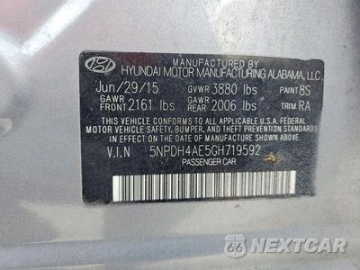 Zdjęcie 14 z 14 samochodu: 2016 HYUNDAI ELANTRA SE VIN:5NPDH4AE5GH719592 - miniatura