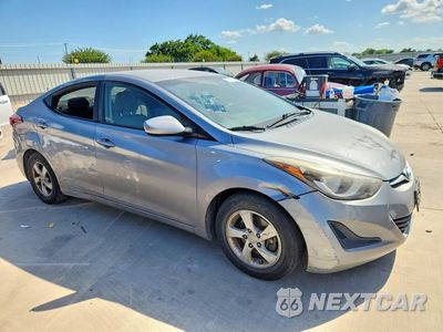 Czwarte zdjęcie samochodu z boku: 2014 HYUNDAI ELANTRA SE VIN:KMHDH4AE5EU196539 - miniatura