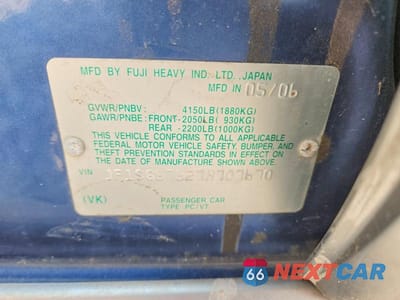 Zdjęcie 13 z 13 samochodu: 2007 SUBARU FORESTER 2.5X LL BEAN VIN:JF1SG67627H707670 - miniatura