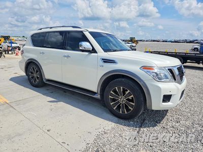 Czwarte zdjęcie samochodu z boku: 2018 NISSAN ARMADA PLATINUM VIN:JN8AY2NE0JX700062 - miniatura