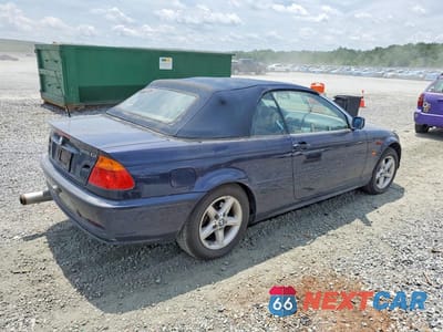 Trzecie zdjęcie samochodu z tyłu: 2002 BMW 325 CI VIN:WBABS33452JY42300 - miniatura