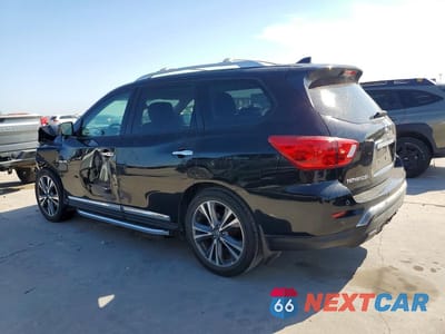 Drugie zdjęcie samochodu z przodu: 2019 NISSAN PATHFINDER PLATINUM VIN:5N1DR2MM6KC602981 - miniatura
