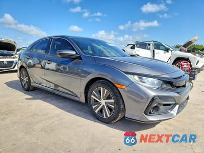 Czwarte zdjęcie samochodu z boku: 2020 HONDA CIVIC LX VIN:SHHFK7H32LU221034 - miniatura