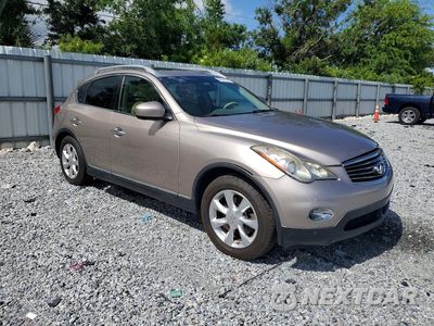 Czwarte zdjęcie samochodu z boku: 2010 INFINITI EX35 BASE VIN:JN1AJ0HR3AM755693 - miniatura