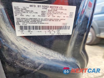 Zdjęcie 12 z 12 samochodu: 2015 FORD F250 SUPER DUTY VIN:1FT7X2A69FEB96315 - miniatura