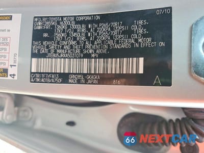 Zdjęcie 14 z 14 samochodu: 2010 TOYOTA 4RUNNER TRAIL VIN:JTEBU5JRXA5031019 - miniatura