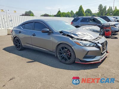 Czwarte zdjęcie samochodu z boku: 2020 NISSAN SENTRA S VIN:3N1AB8BV9LY295070 - miniatura